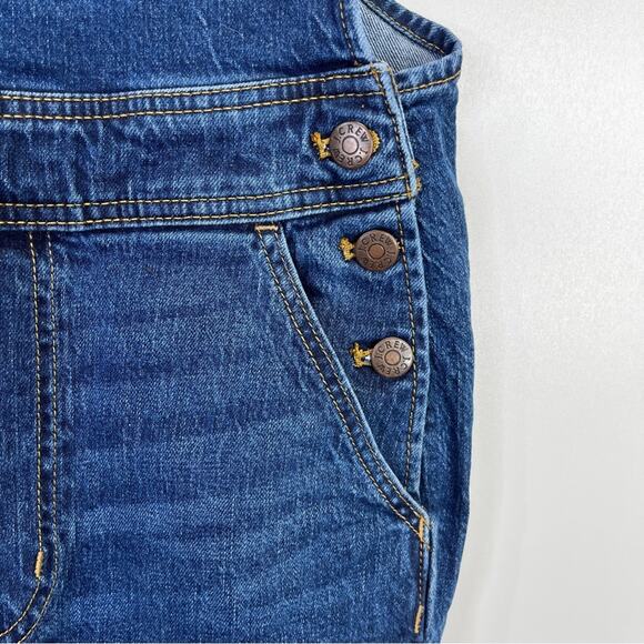 J. Crew Denim Overalls blue dark wash -XS - Picture 6 of 12